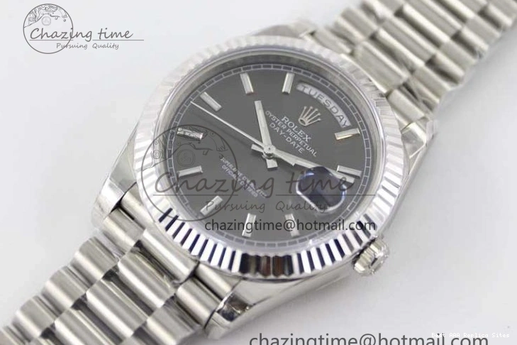 AAA Replica Watches Practical Best on 904L SS A Day TWF Bracelet Date 40mm SS Steel Grey 2358 Dial 1:1 Edition 0102